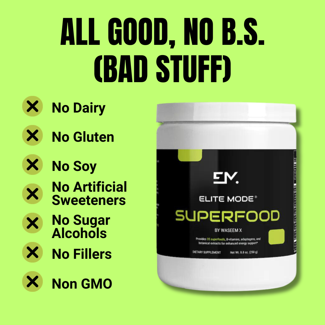 Elite Mode Superfood | by Waseem X. A Healthy Outside Starts From The  Inside - GoEliteMode.com